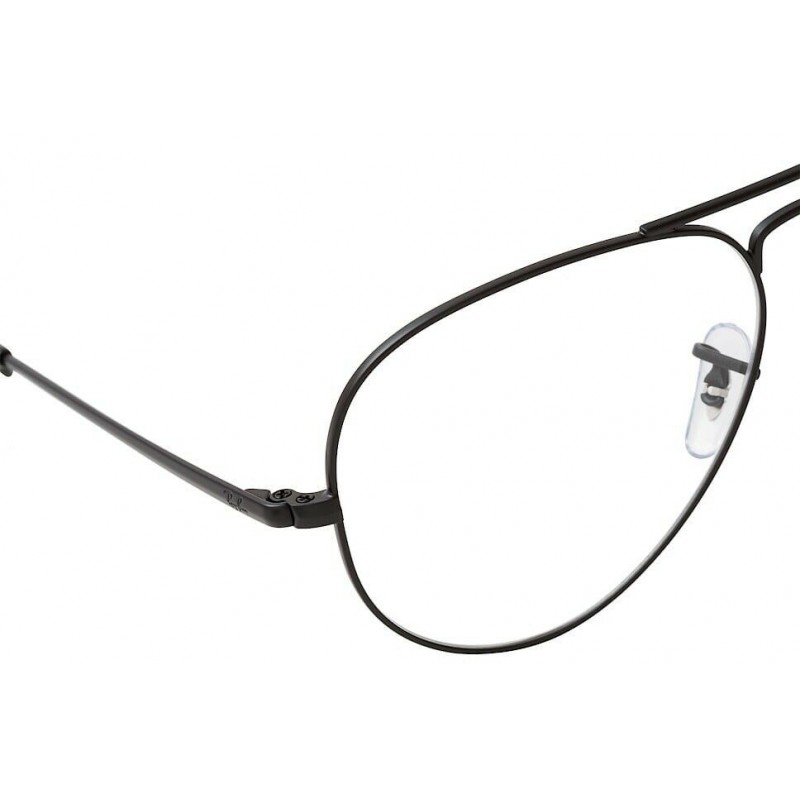 Lentes de sol Ray Ban Oftalmico Rb6489 2503 Aviator Negro Gota Original