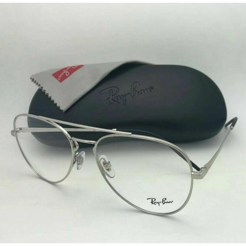 Lentes de sol Ray Ban Oftalmico RB6413 2501 New Aviator Plateado Gota