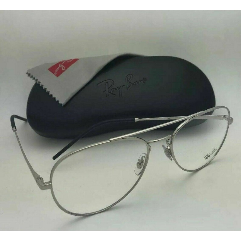 Lentes de sol Ray Ban Oftalmico RB6413 2501 New Aviator Plateado Gota