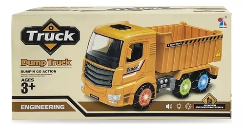 Carro tolva camión de construcción carga con luces y sonido truck