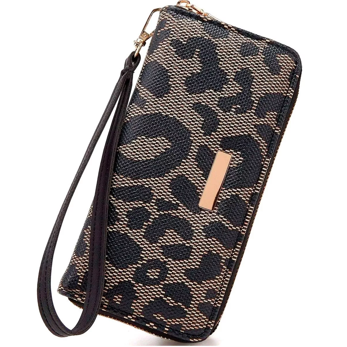 Cartera Monedero Larga De Cuero Lujo Dama Billetera Elegante