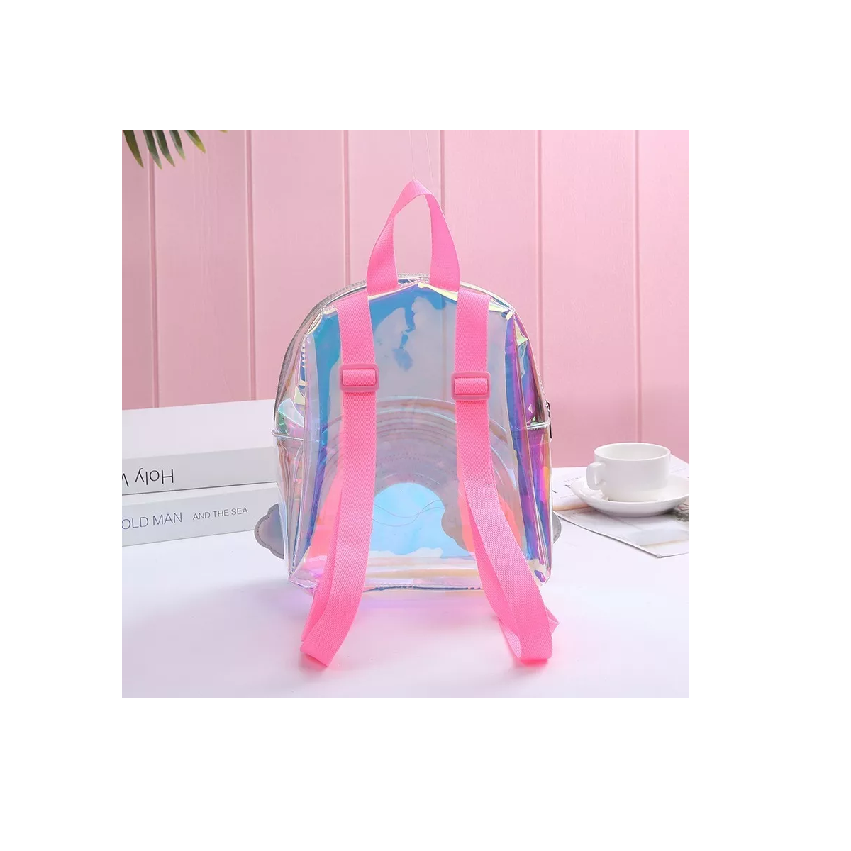 Mochila Transparente Transparente Ver A Través De Mochilas Para La Escuela, Deportes, Viajes