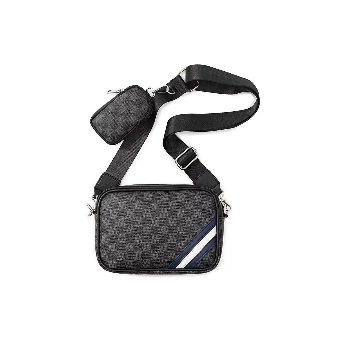 Bandolera Crossbody Hombre Impermeable Multi Compartimentos