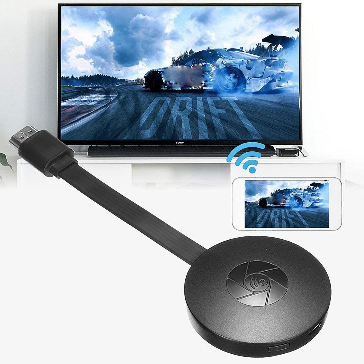 Repetidor WiFi Mirror Cast HDMI Celular PC Laptop Airplay.