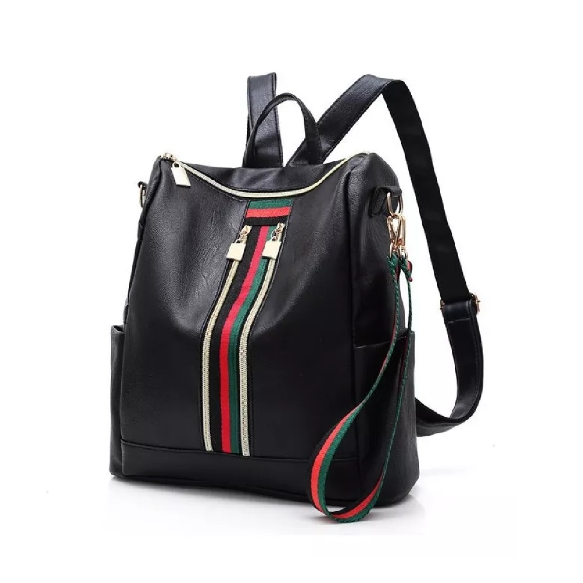 Mochila Impermeable Antirrobo Ralla Verde Roja