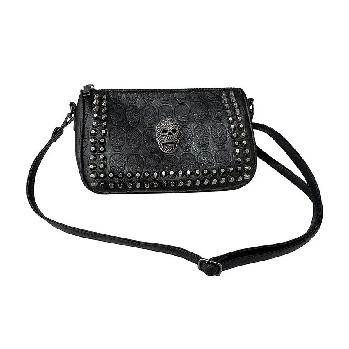 Bolso De Hombro Con Asa De Calavera .