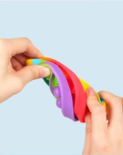 "Juego 8 Piezas Push Pop It Bubble Fidget Juguete Antiestrés "