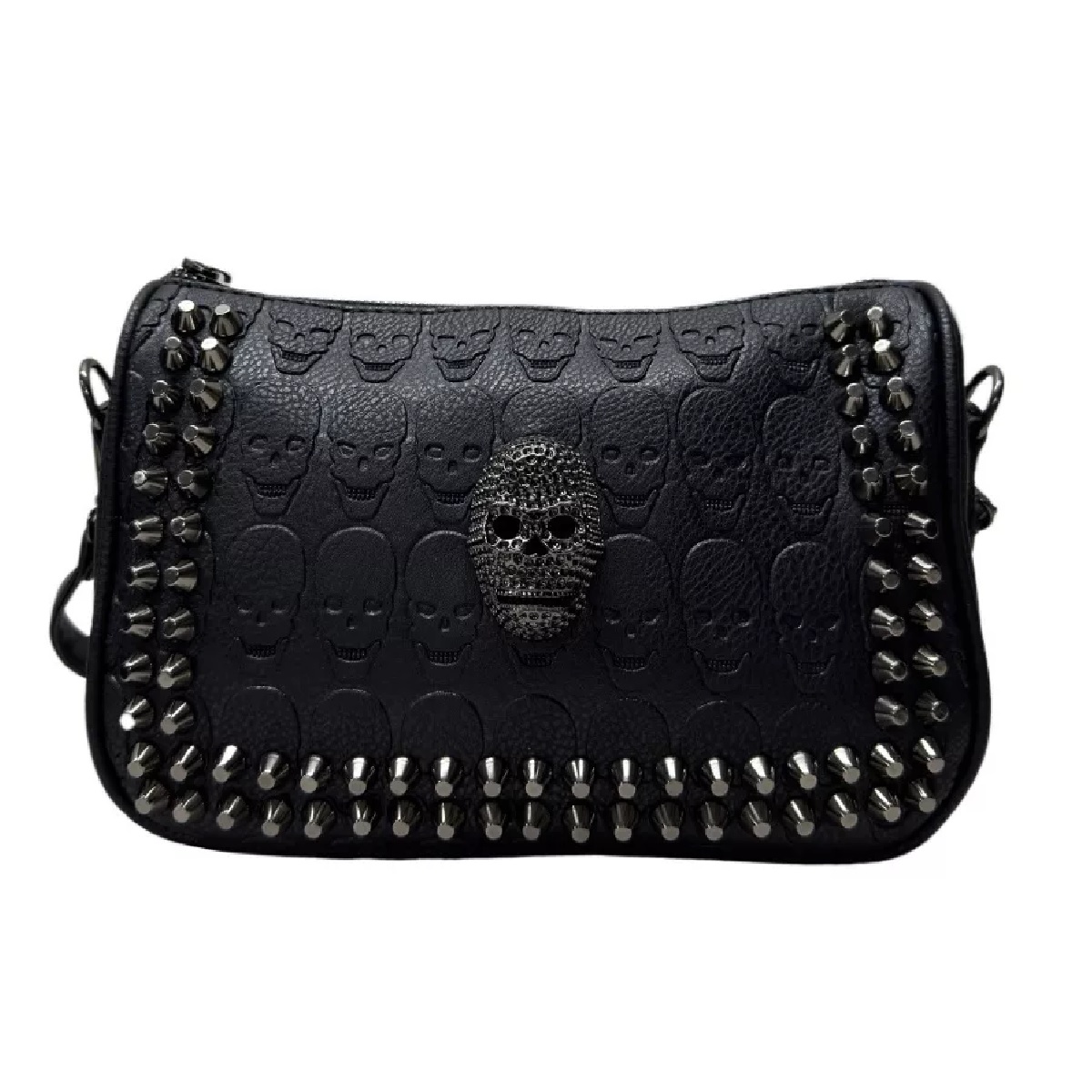 Bolso De Hombro Con Asa De Calavera .