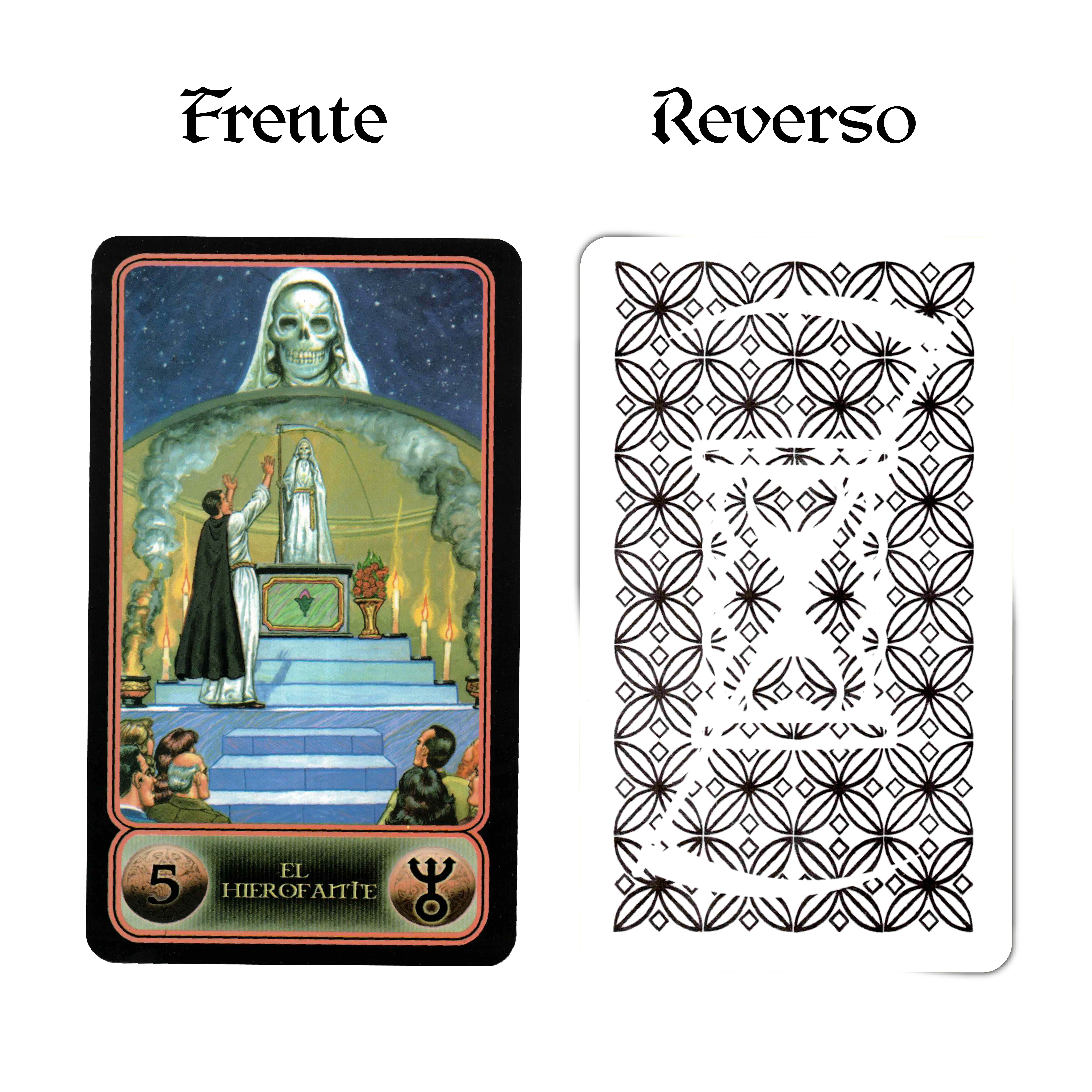 Tarot Santa Muerte Orig Plastificado 80 Cartas+instructivo