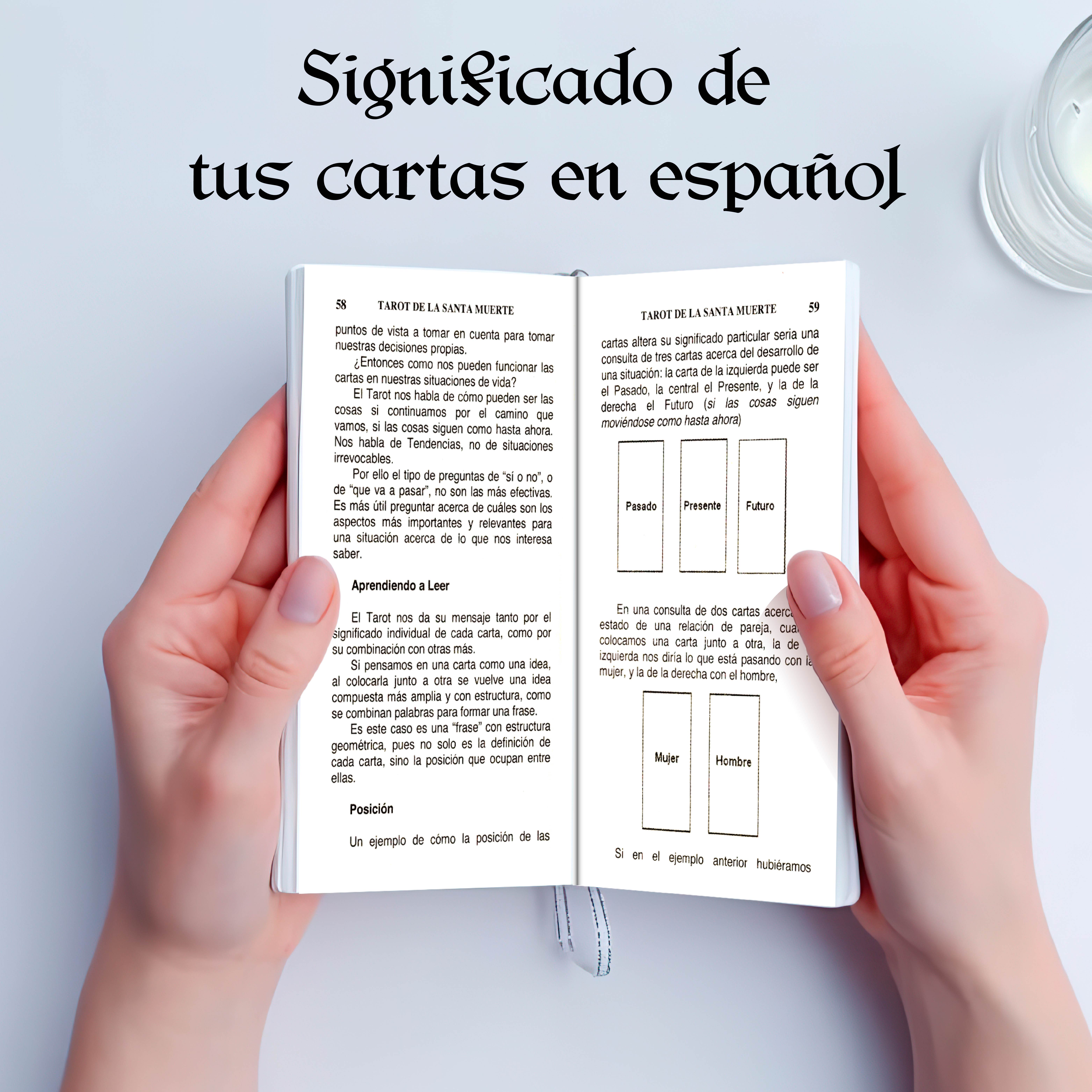 Tarot Santa Muerte Orig Plastificado 80 Cartas+instructivo