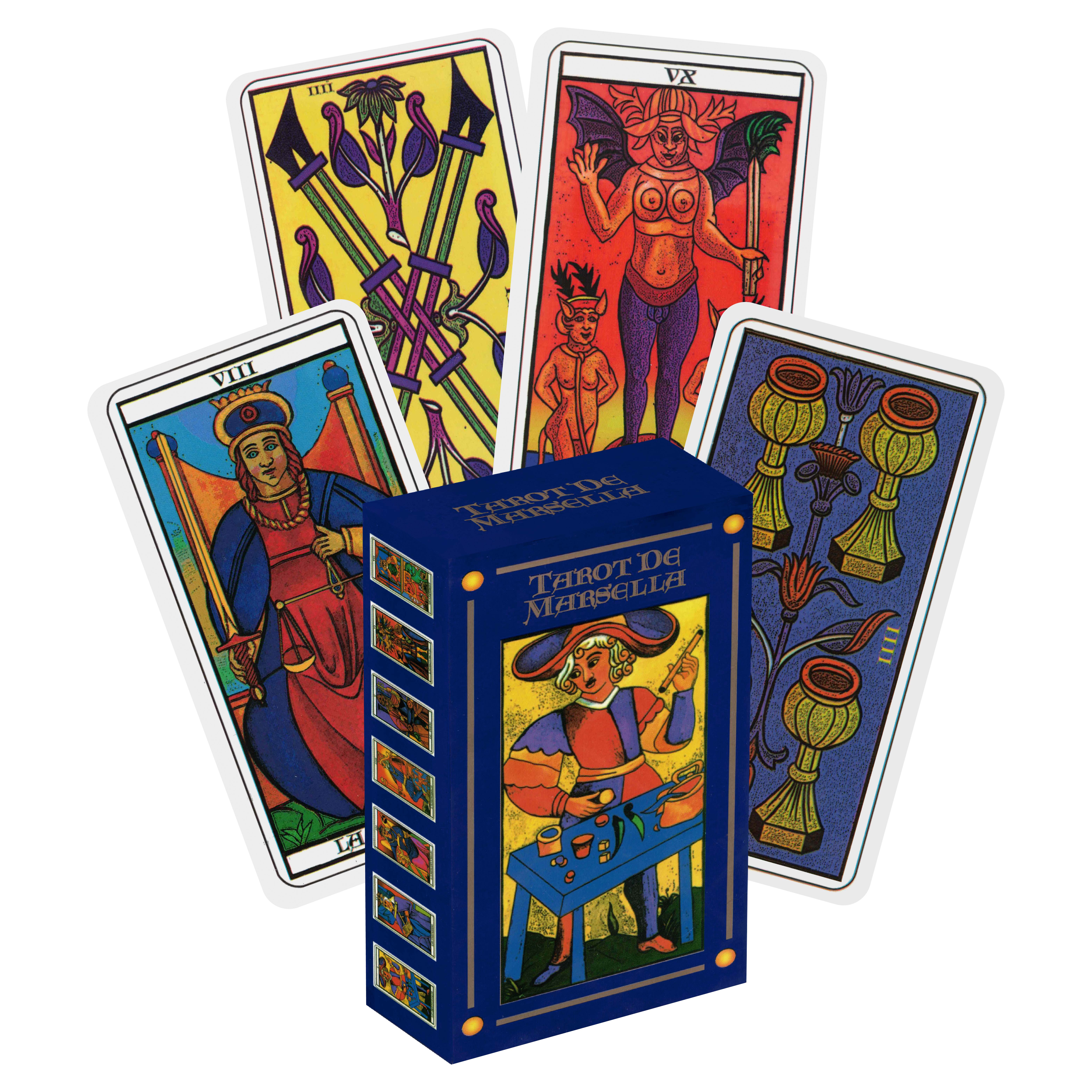 Tarot De Marsella Profesional Plastificado 78+instructivo