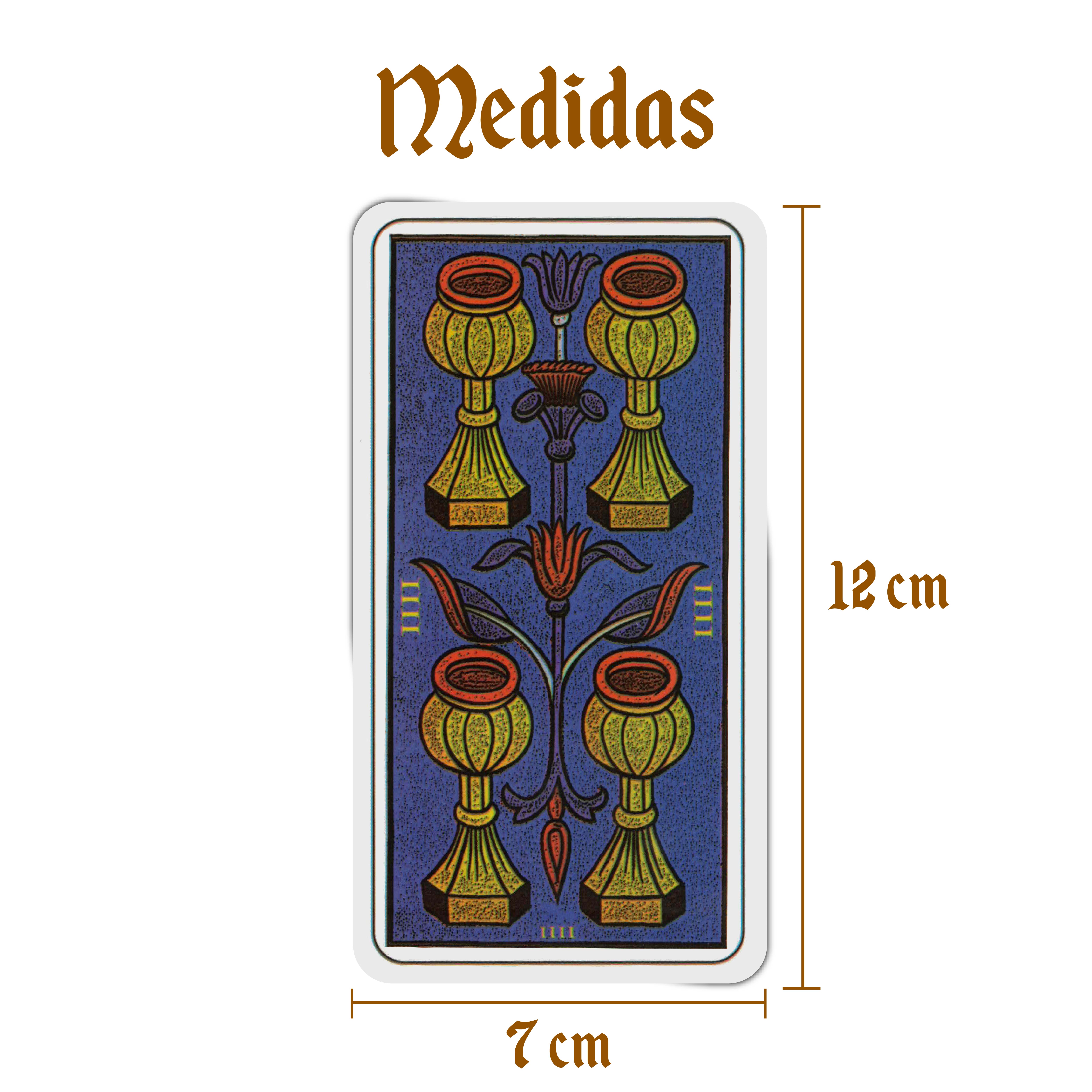 Tarot De Marsella Profesional Plastificado 78+instructivo