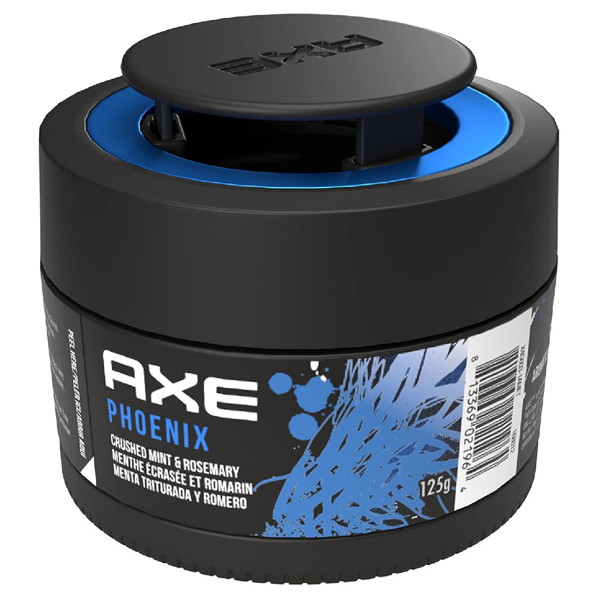 4 Pack Aromatizante Auto AXE GEL Dark Phoenix aroma Menta y Romero.