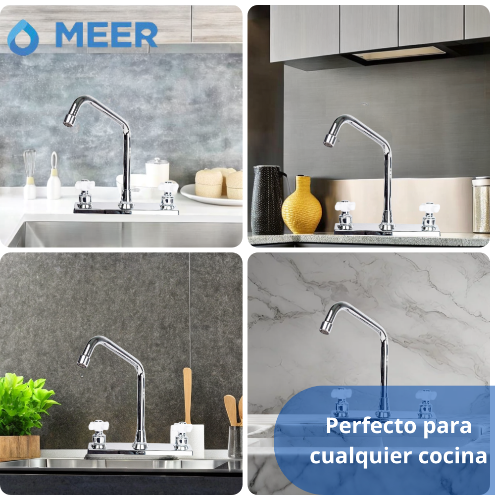 MEER FAUCETS BY CNX Mezcladora para Fregadero