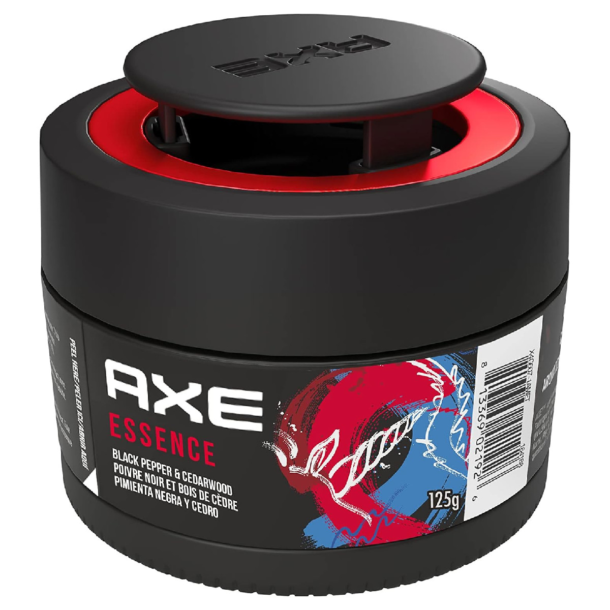 4 Pack Aromatizante Auto AXE GEL Dark Essence aroma Pimienta y Cedro.