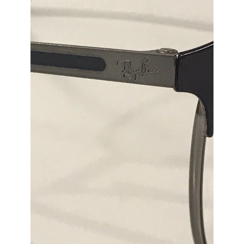 Lentes de sol Ray Ban Oftalmico Rb6375 2981 Round Metal Azul Plateado