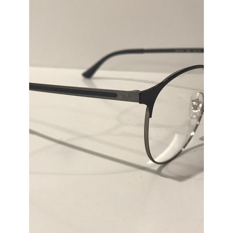 Lentes de sol Ray Ban Oftalmico Rb6375 2981 Round Metal Azul Plateado