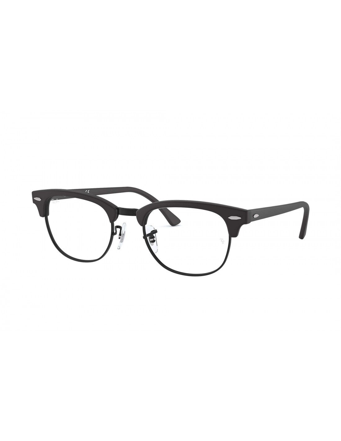 Lentes de sol Ray Ban Oftálmico Rb5154 2077 Clubmaster Negro Mate Gris