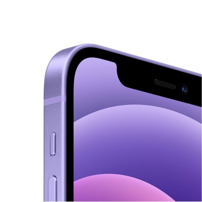 iPhone 12 64GB Morado Reacondicionado Grado A + Base Cargador.
