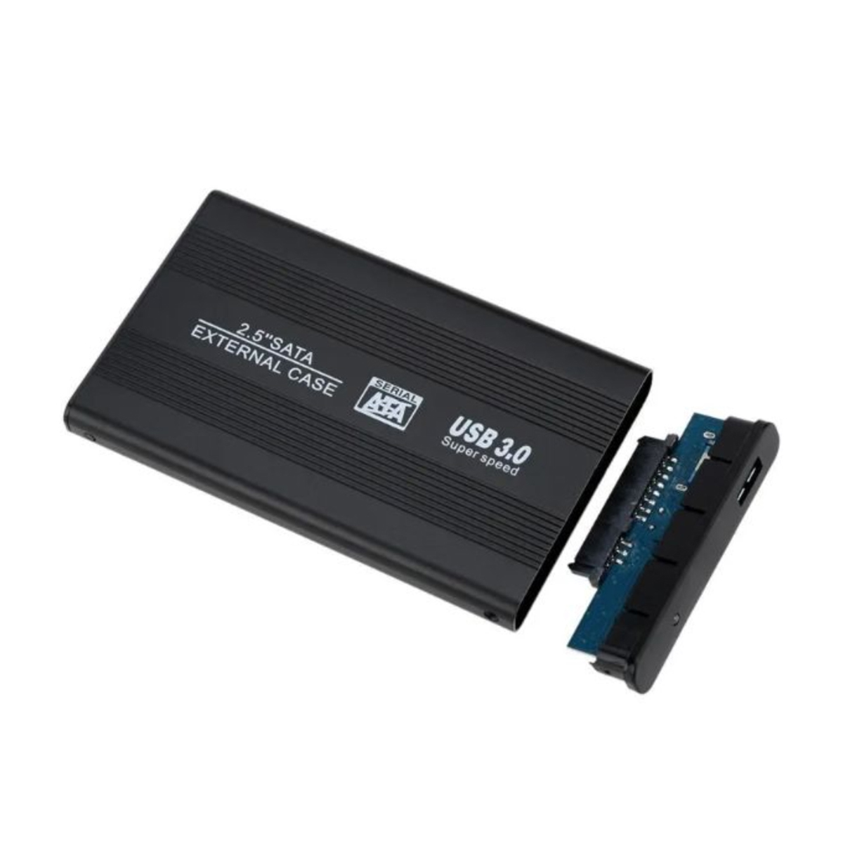 Carcasa Case Metálico Disco Duro Interno Magnético HDD 2.5 Pulgadas USB 3.0.