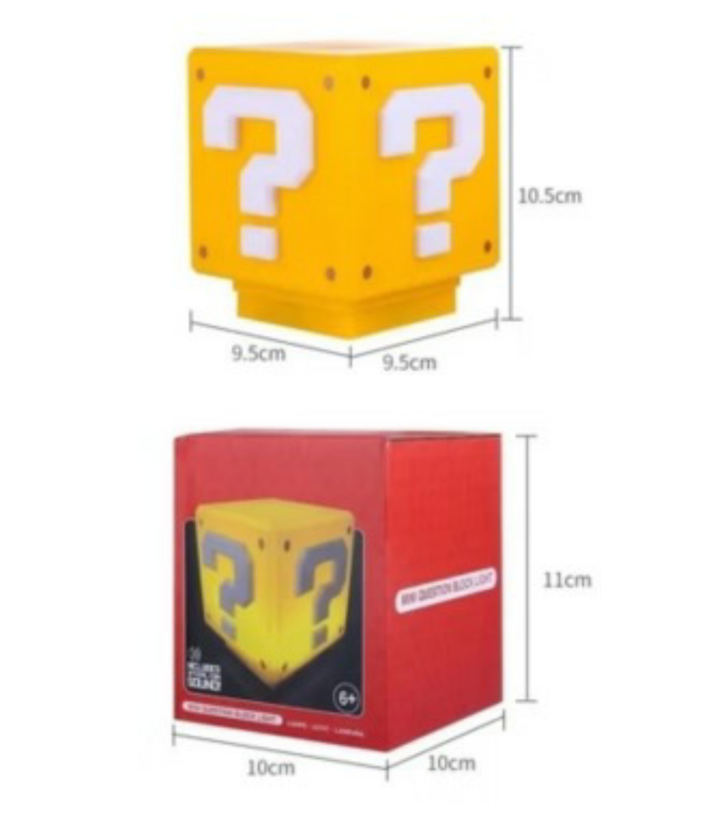 Lámpara De Mesa Cubo led Luz De Noche De Niños.