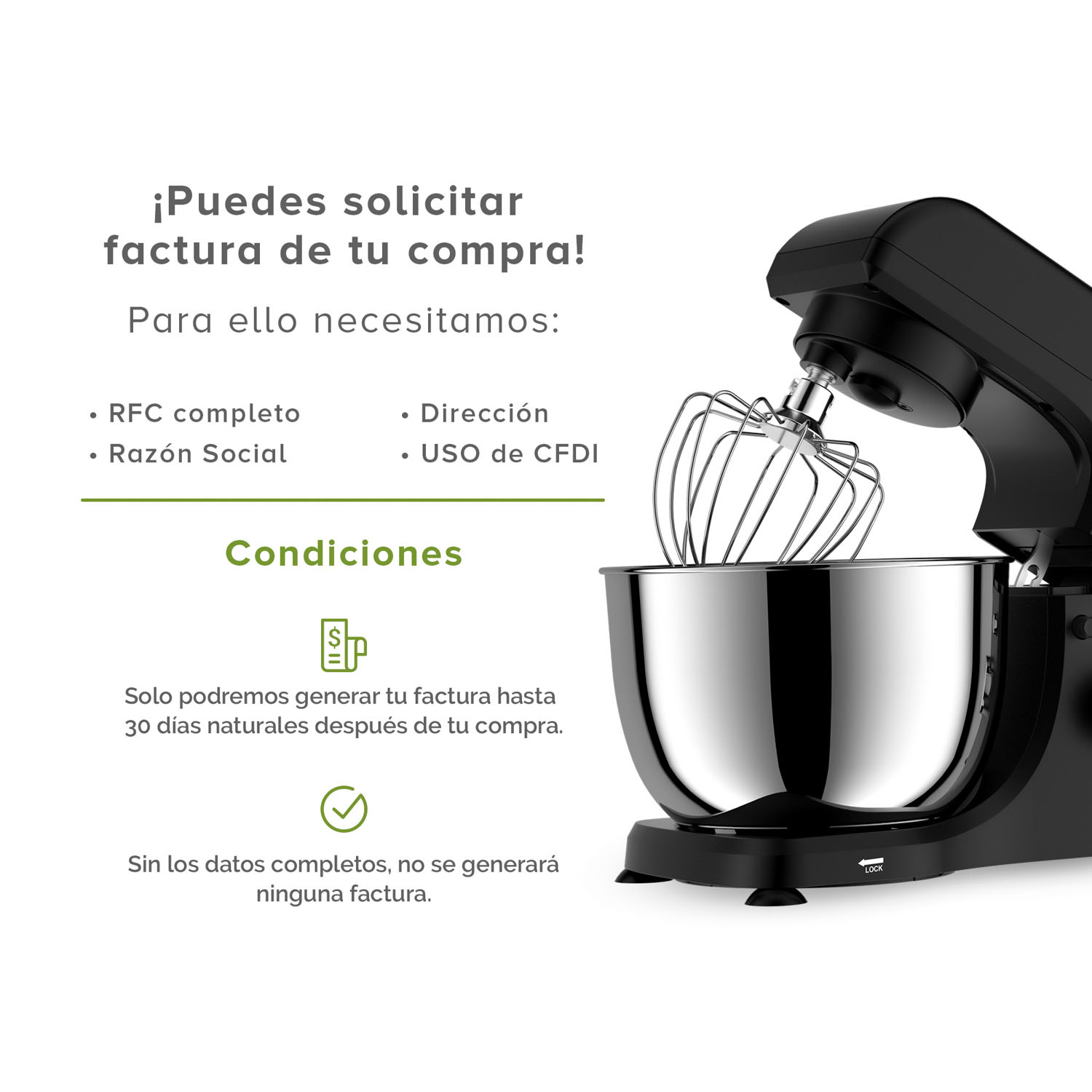 Batidora de Pedestal 8 Velocidades 4.5 lts BA01