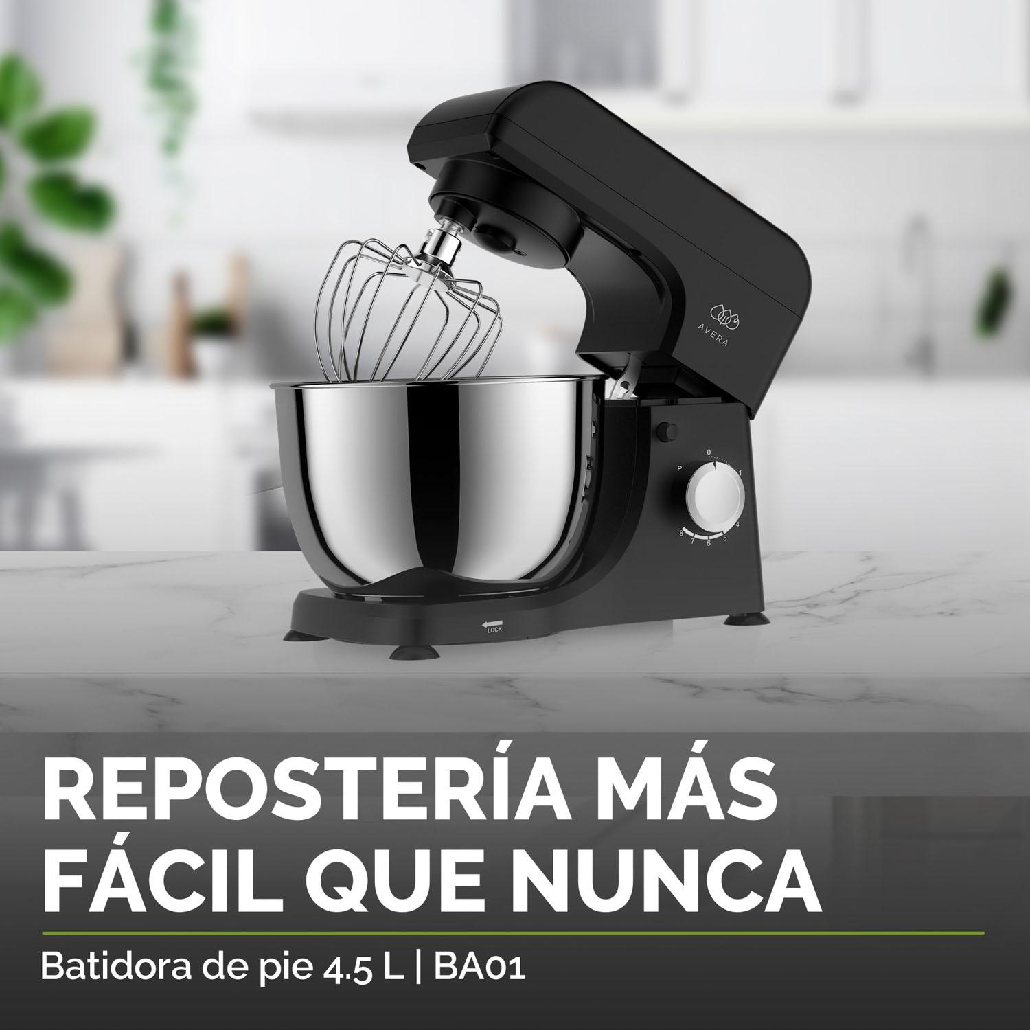 Batidora de Pedestal 8 Velocidades 4.5 lts BA01