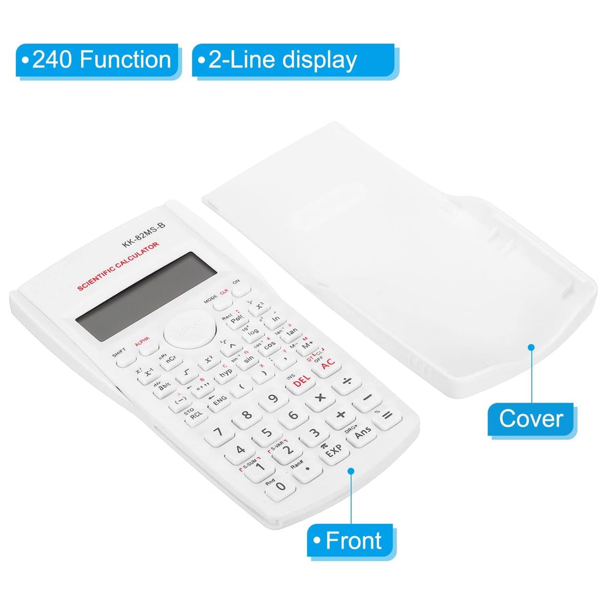 Calculadora Cientifica 240 Funciones 10+2 Digitos Blanca.