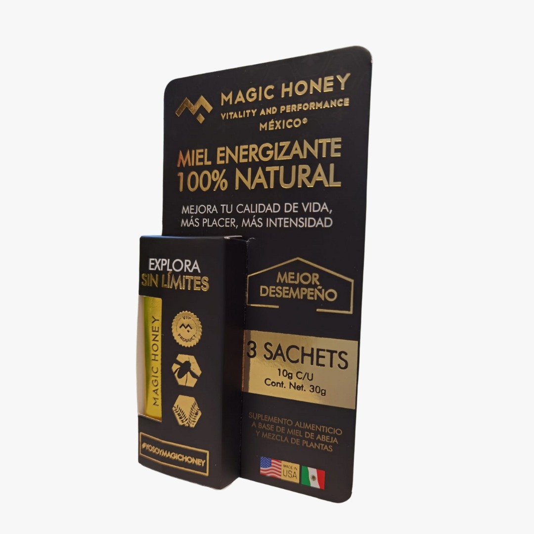 Magic Honey Miel Vip Organica Original 3 Sachets