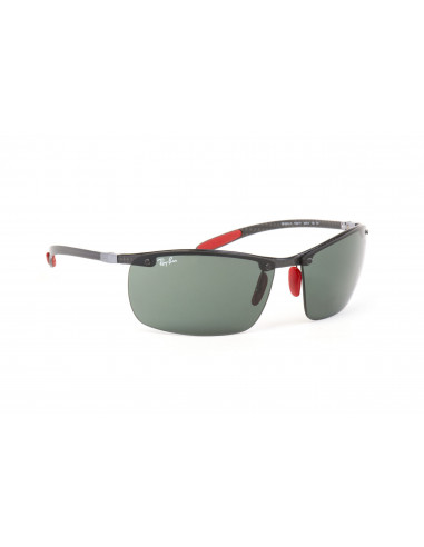 Lentes de sol Ray Ban RB8305M F005/71 Scuderia Ferrari Collection Square Shape Gris