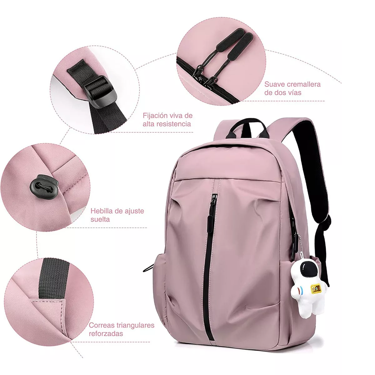 Mochila Multifuncional, Impermeable Y Resistente Al Desgaste.