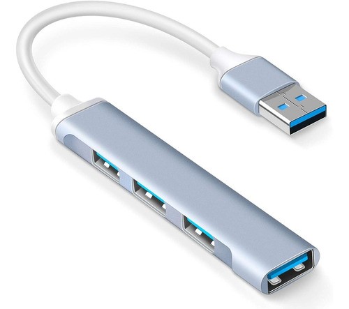 "Hub Adaptador Multi-puerto Delgado De 4 Puertos Usb 3.0 "