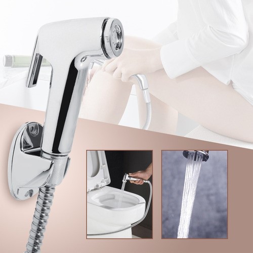 Manguera Con Rociador De Mano Para Ducha plata
