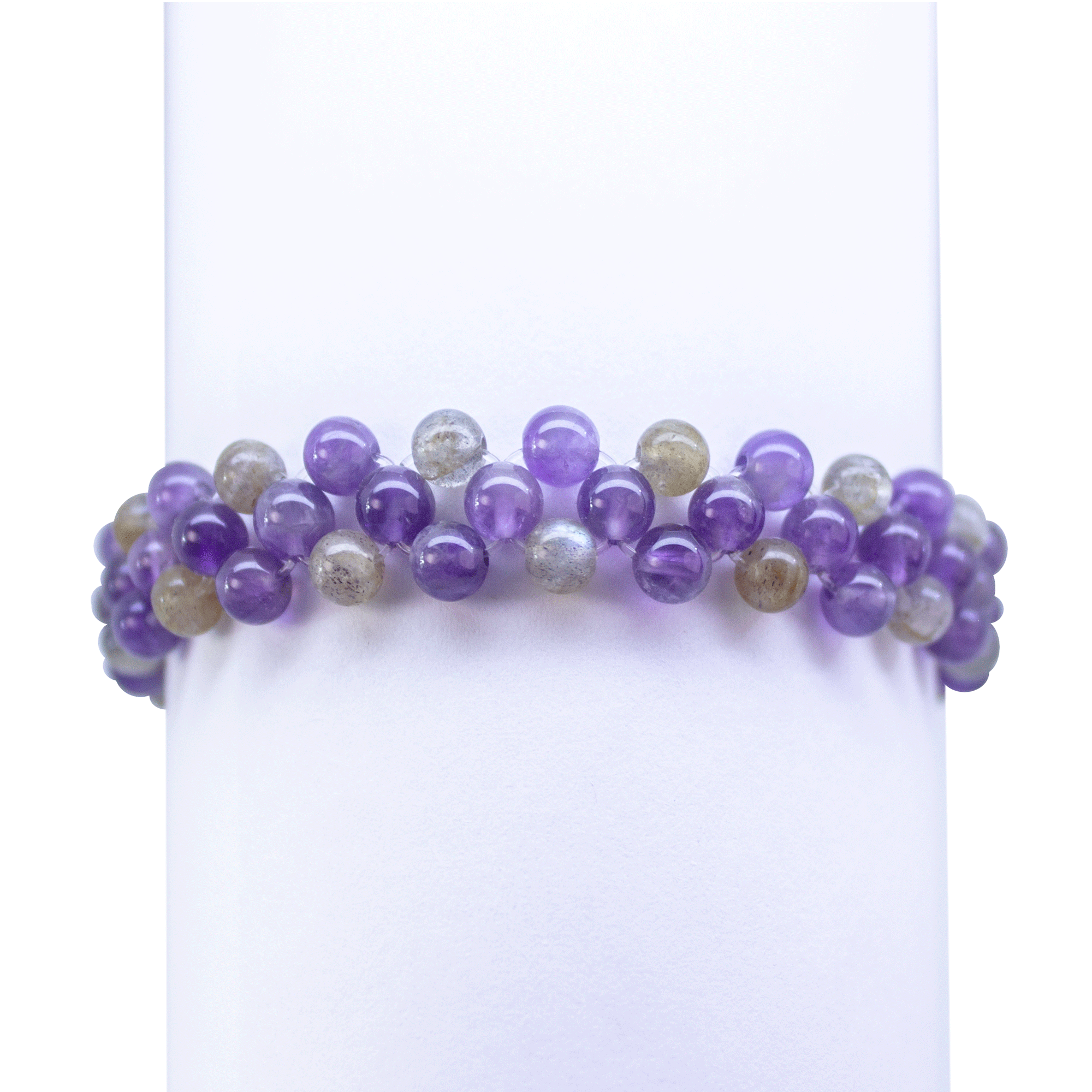 Pulsera Amatista y Labradorita