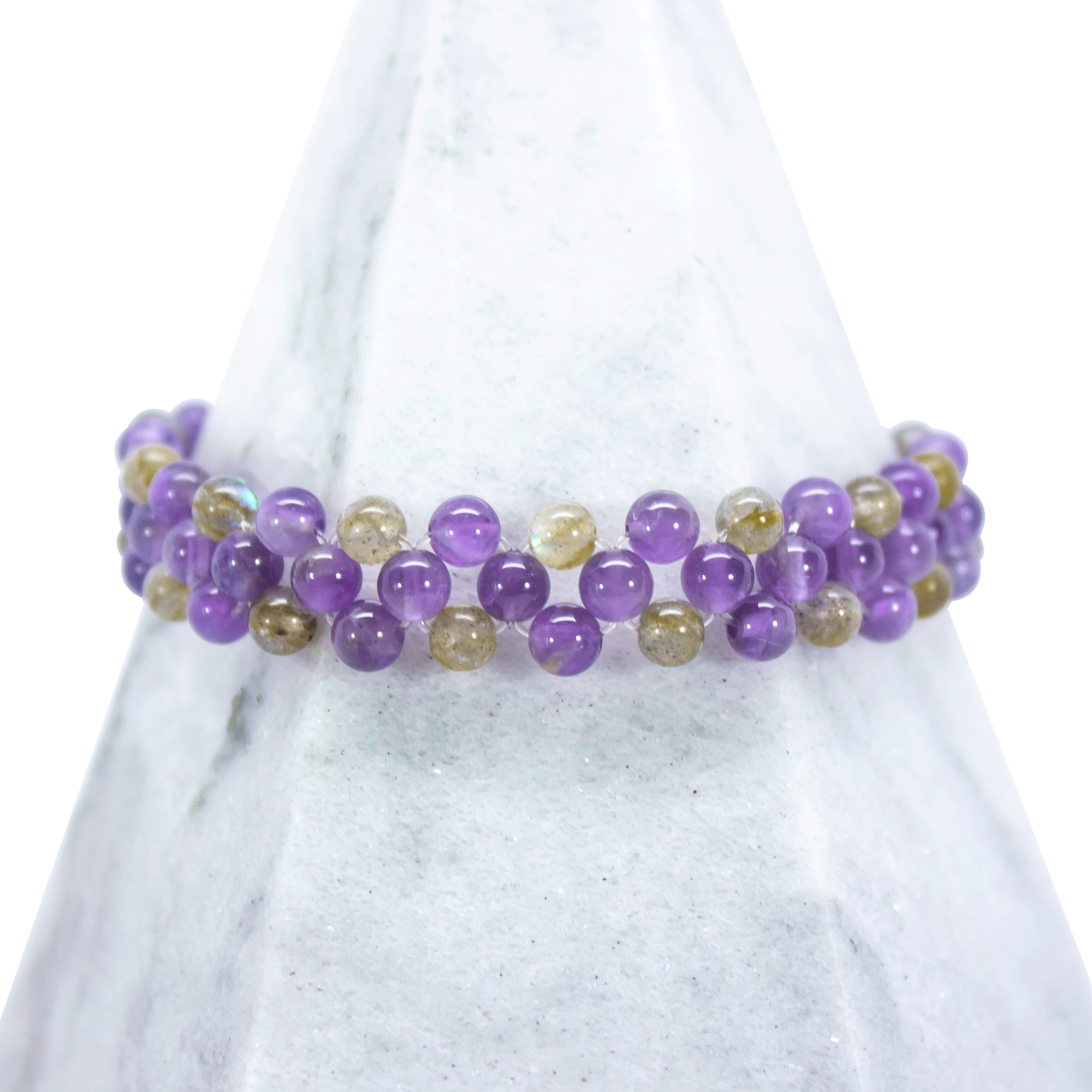 Pulsera Amatista y Labradorita