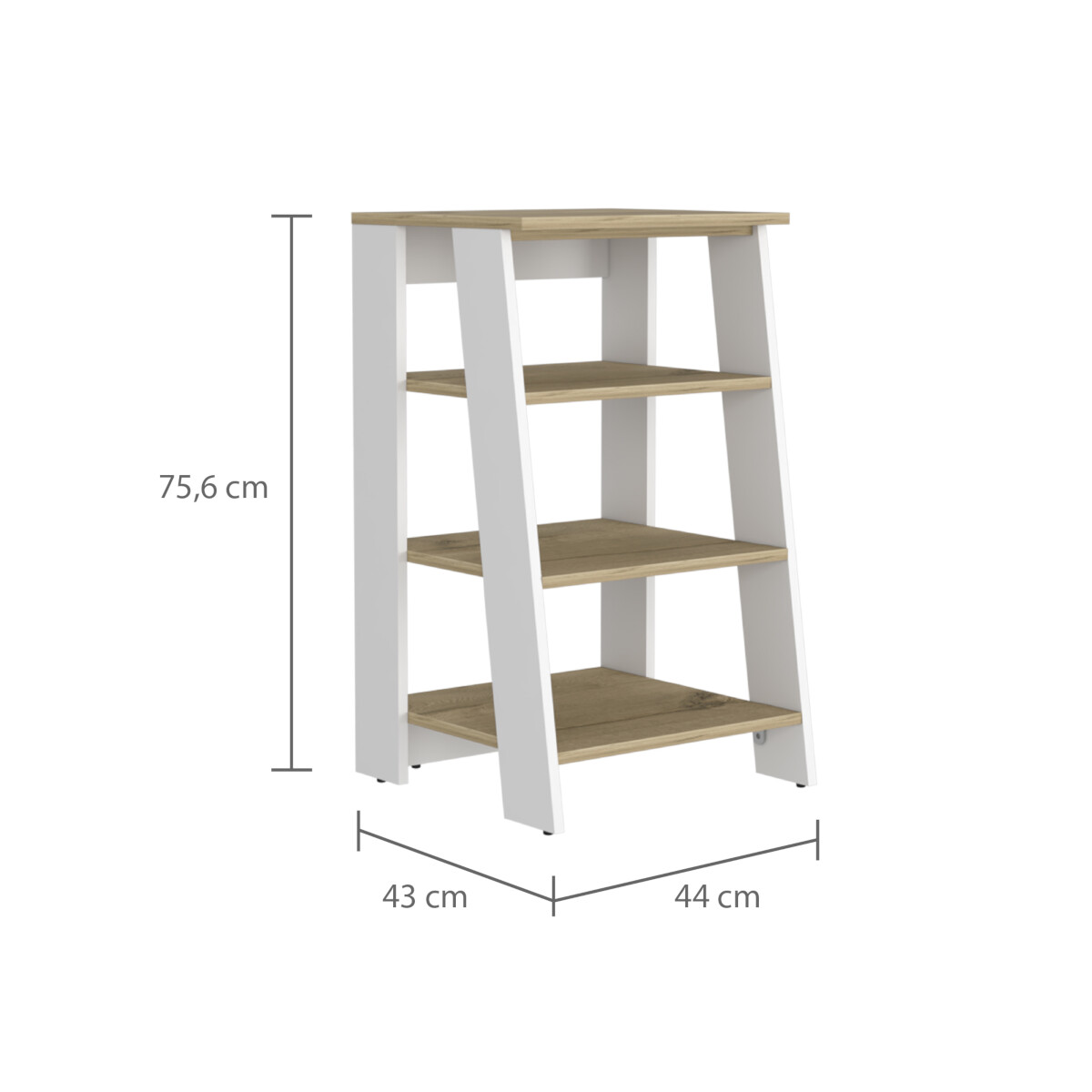 MUEBLE OPTMIZADOR DE BAÑO ARMABLE TIPO ESCALERA MODELO BATH.