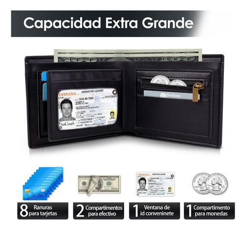 carteras rfid hombre