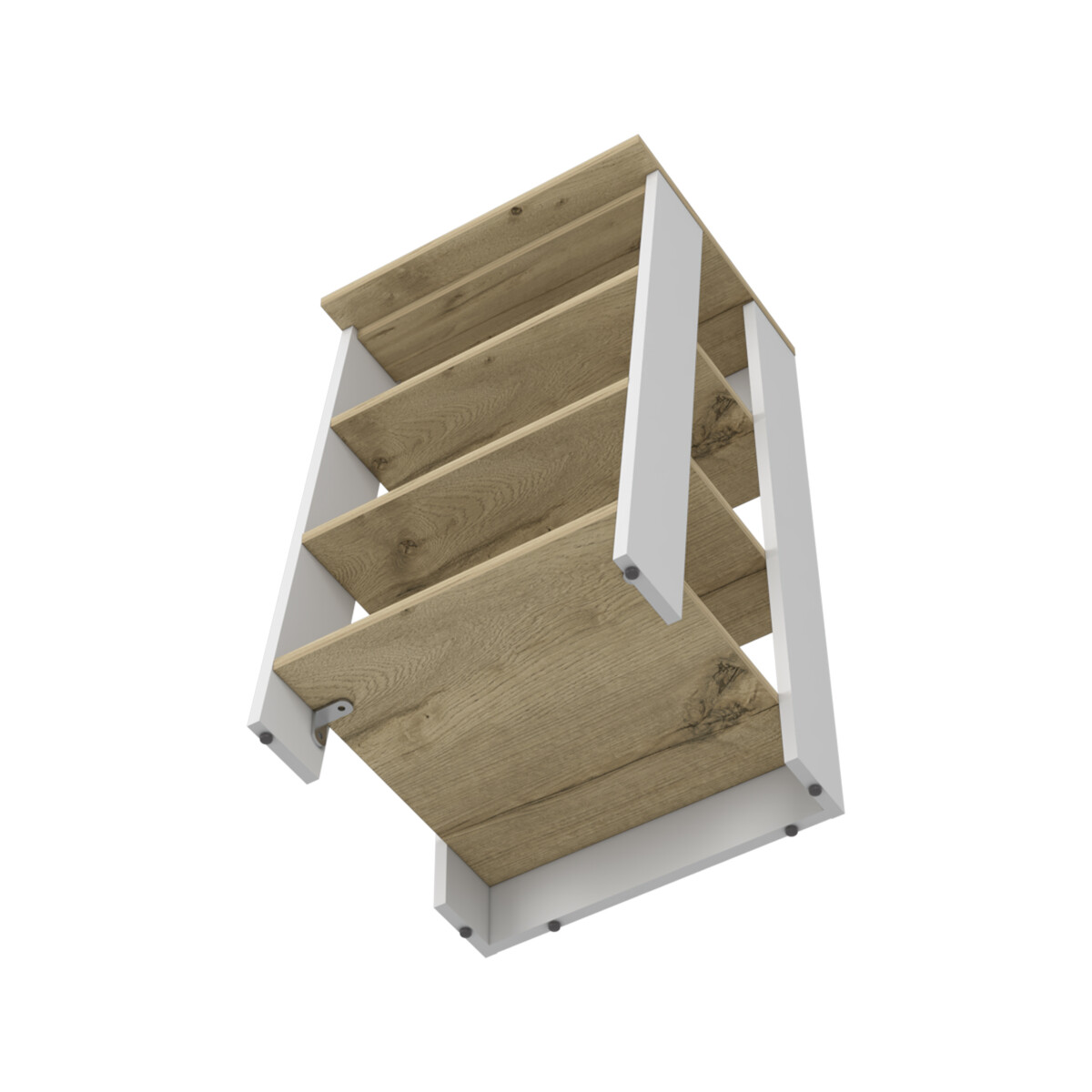 MUEBLE OPTMIZADOR DE BAÑO ARMABLE TIPO ESCALERA MODELO BATH.