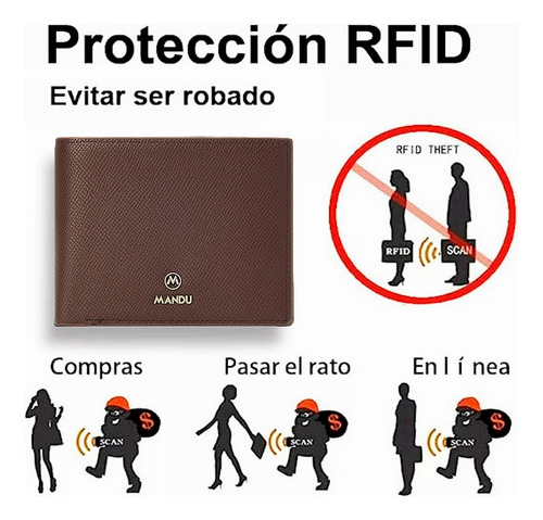 Carteras Para Hombre Con Gran Capacidad Y Protección Rfid.