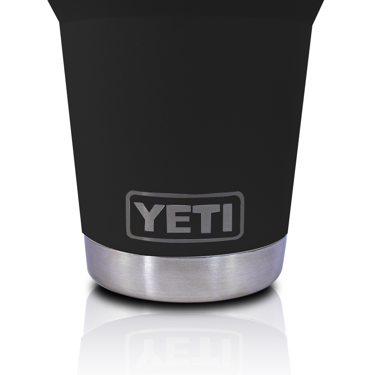 Vaso Termico Negro Yeti Capacidad De 30 oz Con Agarradera.