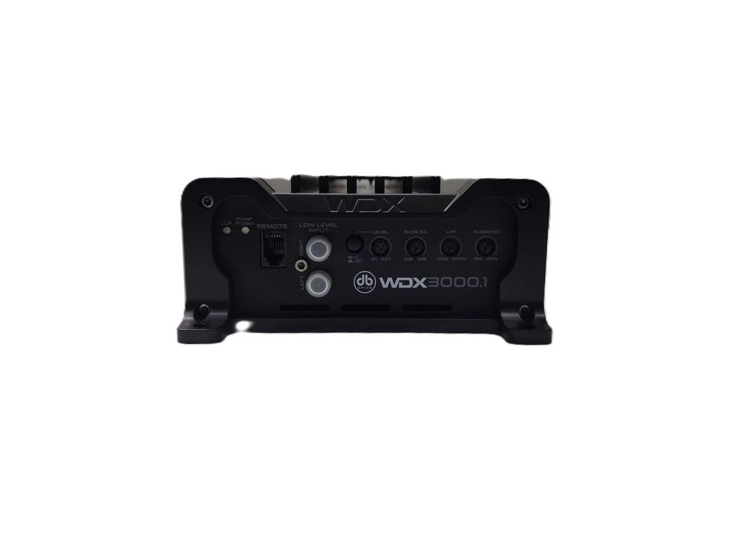 Amplificador Monoblock DB Drive WDX3000.1 3000W Clase D.