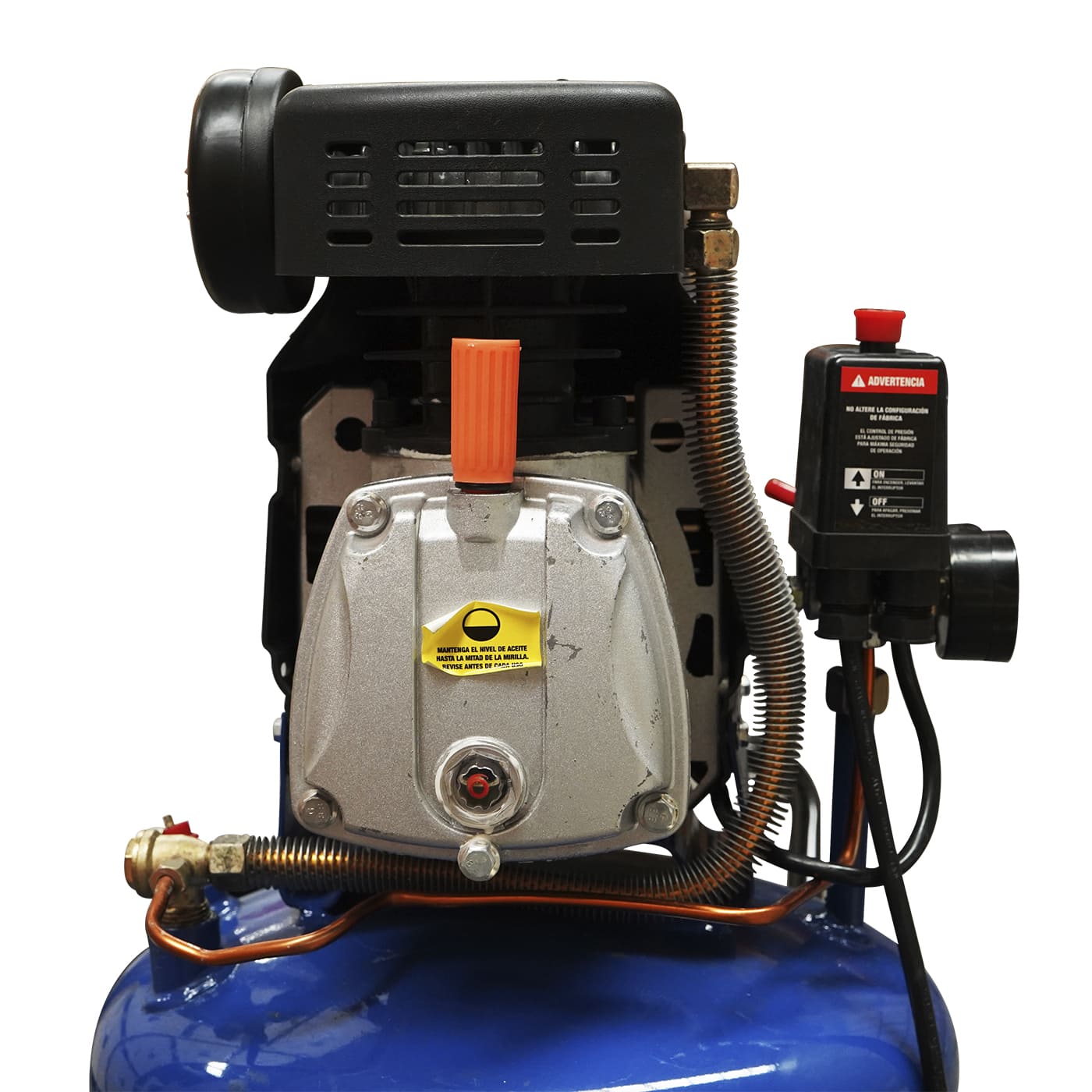 COMPRESOR DE AIRE HYUNDAI 80 LITROS 2 HP 116PSI 110V/60HZ VERTICAL - HYAC80V.