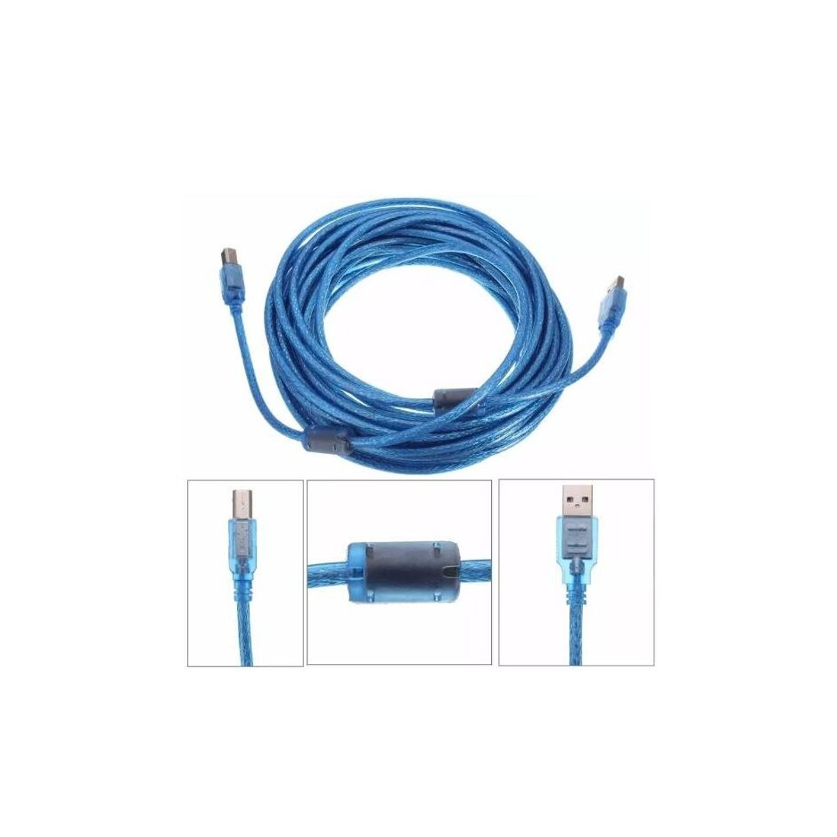 Cable USB 2.0 Para Impresora Escaner Multifuncional 3 Metros.