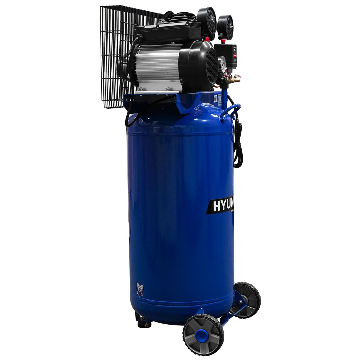 COMPRESOR DE AIRE HYUNDAI 120 LITROS 3 HP 116 PSI 110V/60HZ VERTICAL - HYAC120V