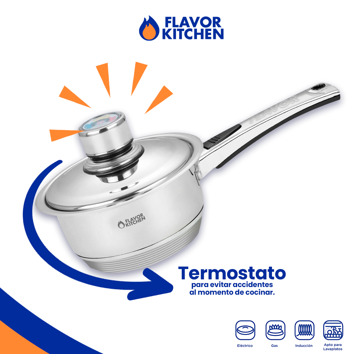 Batería de Cocina Flavor Kitchen Profesional 26 Piezas.