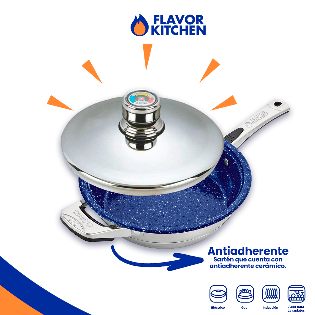 Batería de Cocina Flavor Kitchen Profesional 26 Piezas.