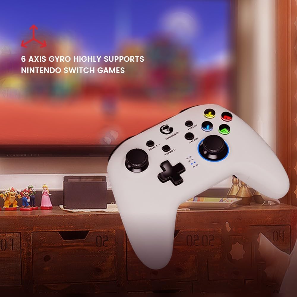 Control Inalámbrico Gamesir T4 Pro Switch Multiplataforma.