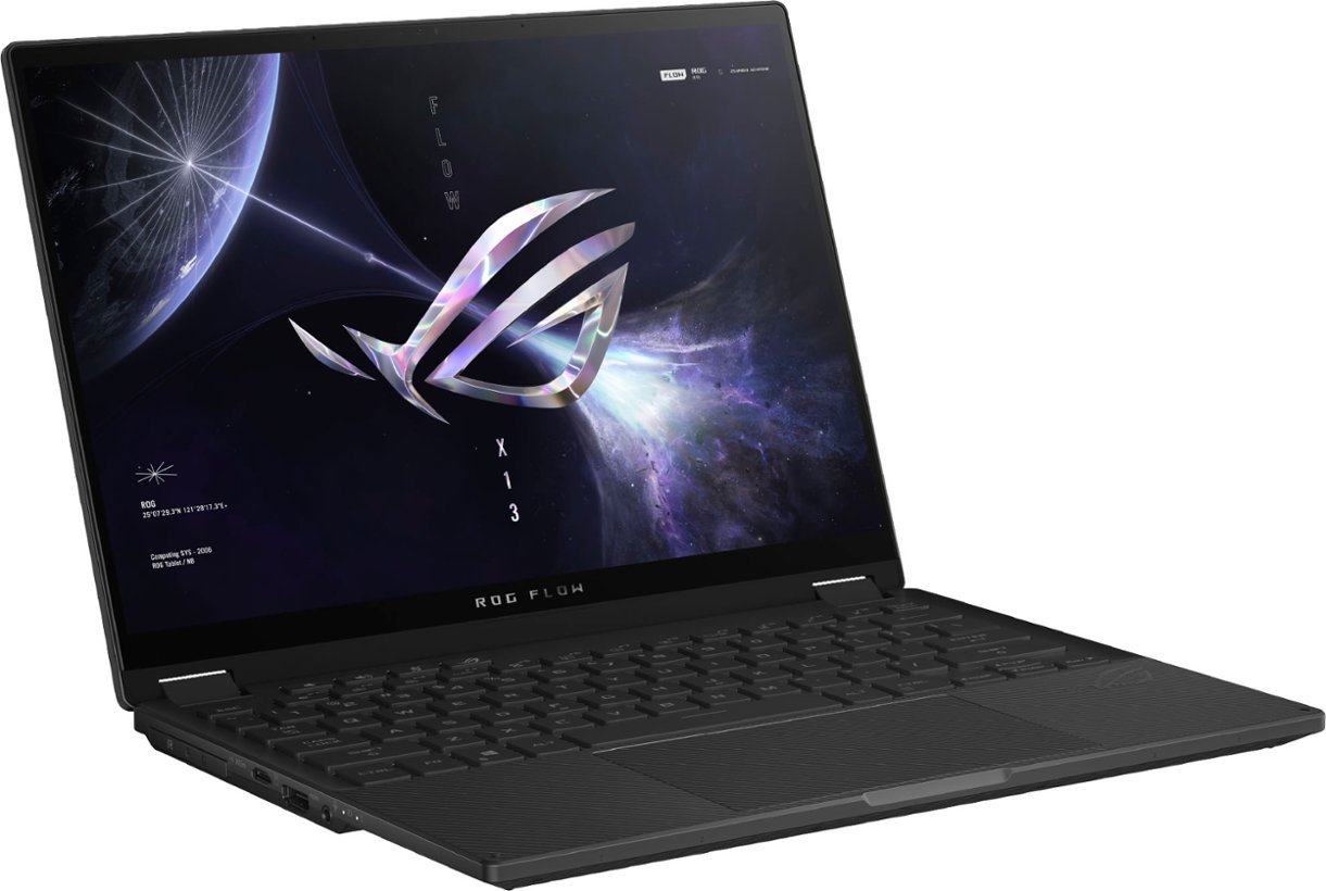 Laptop Gamer Asus Rog Flow X13, Pantalla IPS Touch WUXGA 13.4 Pulgadas 120 Hz, Procesador AMD Ryzen 9 7940HS, 16 Gb Ram 512 Gb Ssd, Graficos AMD Radeon 780M, Windows 11 Home .