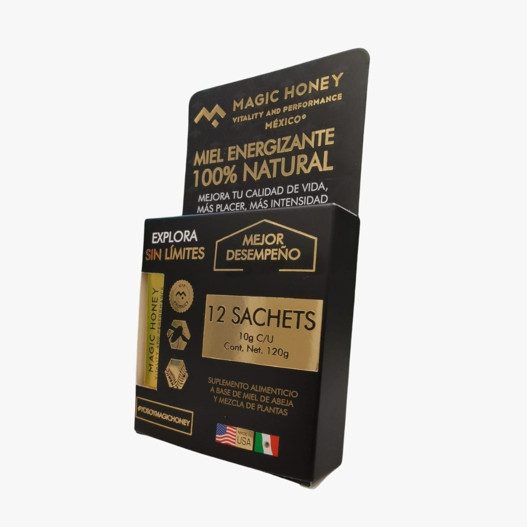 Magic Honey Miel Vip Organica Original 12 Sachets