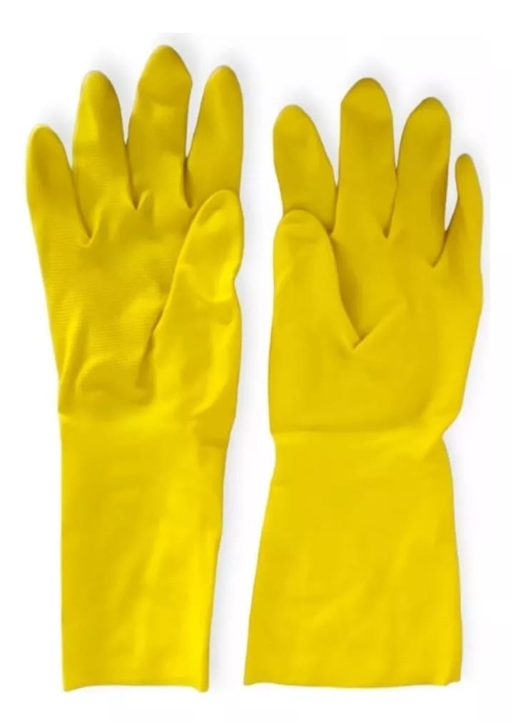 Guantes De Látex Para Limpieza(multiusos)spontex Set 3 Pares